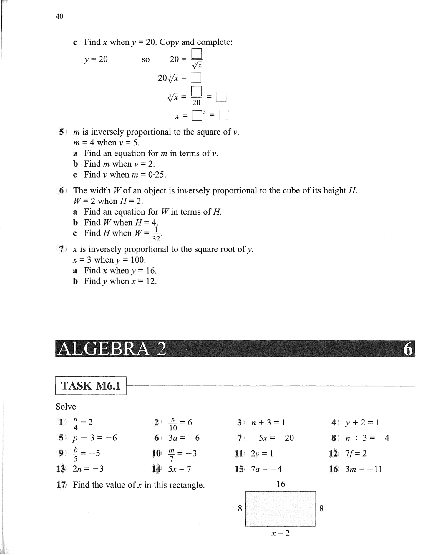 Essential Mathematics for GCSE - Higher - Homework Book